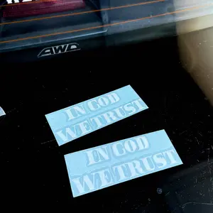 IN GOD WE TRUST DECAL Universal Car Sticker Vinyl For Car Vinyl For Car