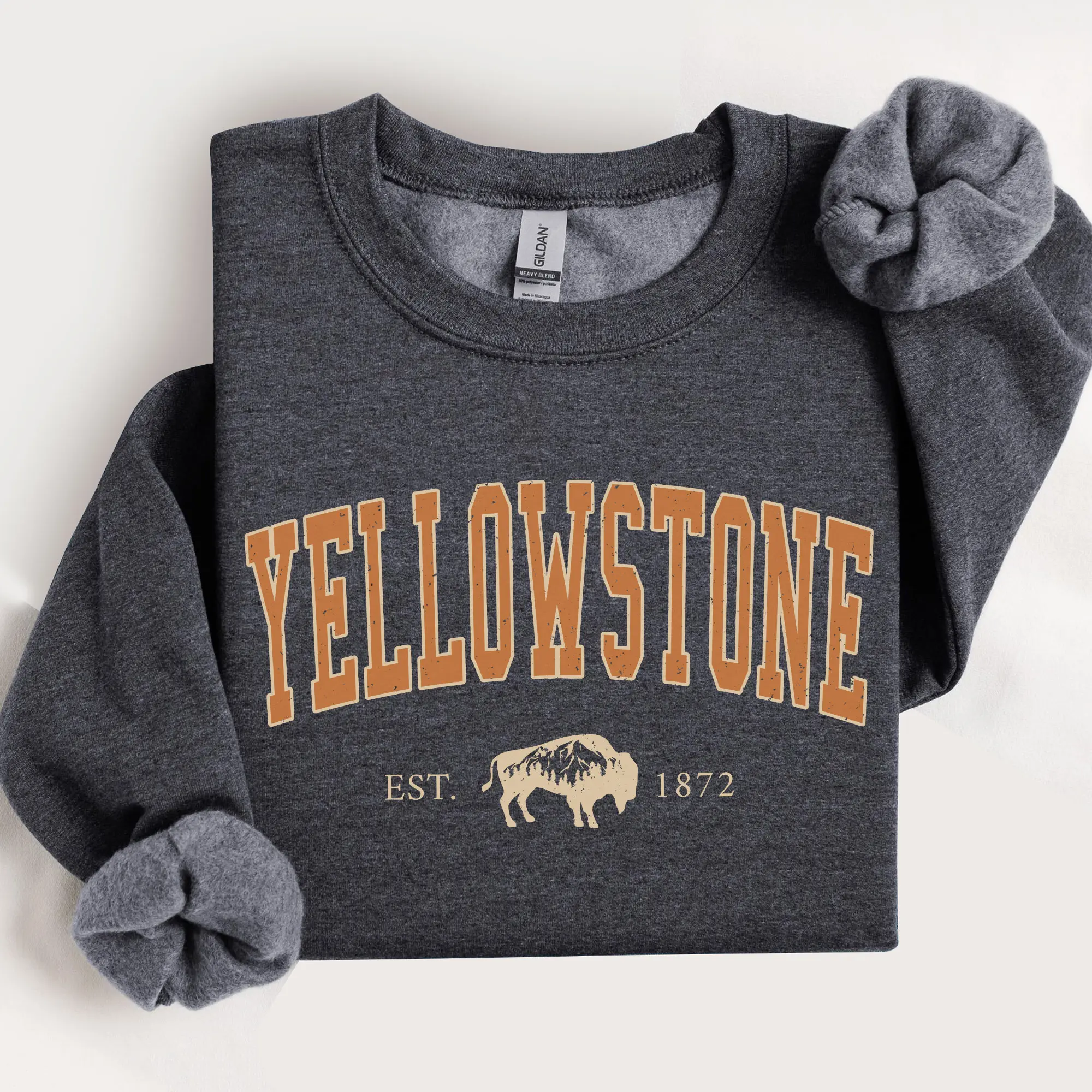Vintage Yellowstone Shirt, Yellowstone Sweatshirt, National Park Sweatshirt, Yellowstone Travel Gift