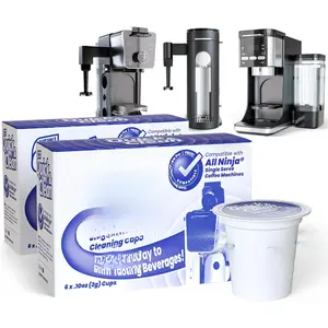 12-Pack ing Pods Compatible with Ninja Single-Serve Coffee Machines - DualBrew, DualBrew Pro, and PB051 Compatible - Removes Stains,  and