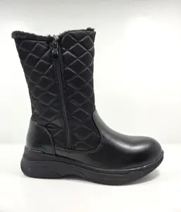 Arctic New Women Winter Boots Waterproof Black Round Toe Snow Boot Style for Cold Weather Comfortable & Functional