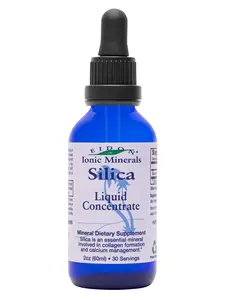 Eidon Ionic Minerals Liquid Silica 2oz Concentrate - Gluten Free GMO Free Dairy Free Supplement Fitness Dietary Silica , Collagen water hair growth women