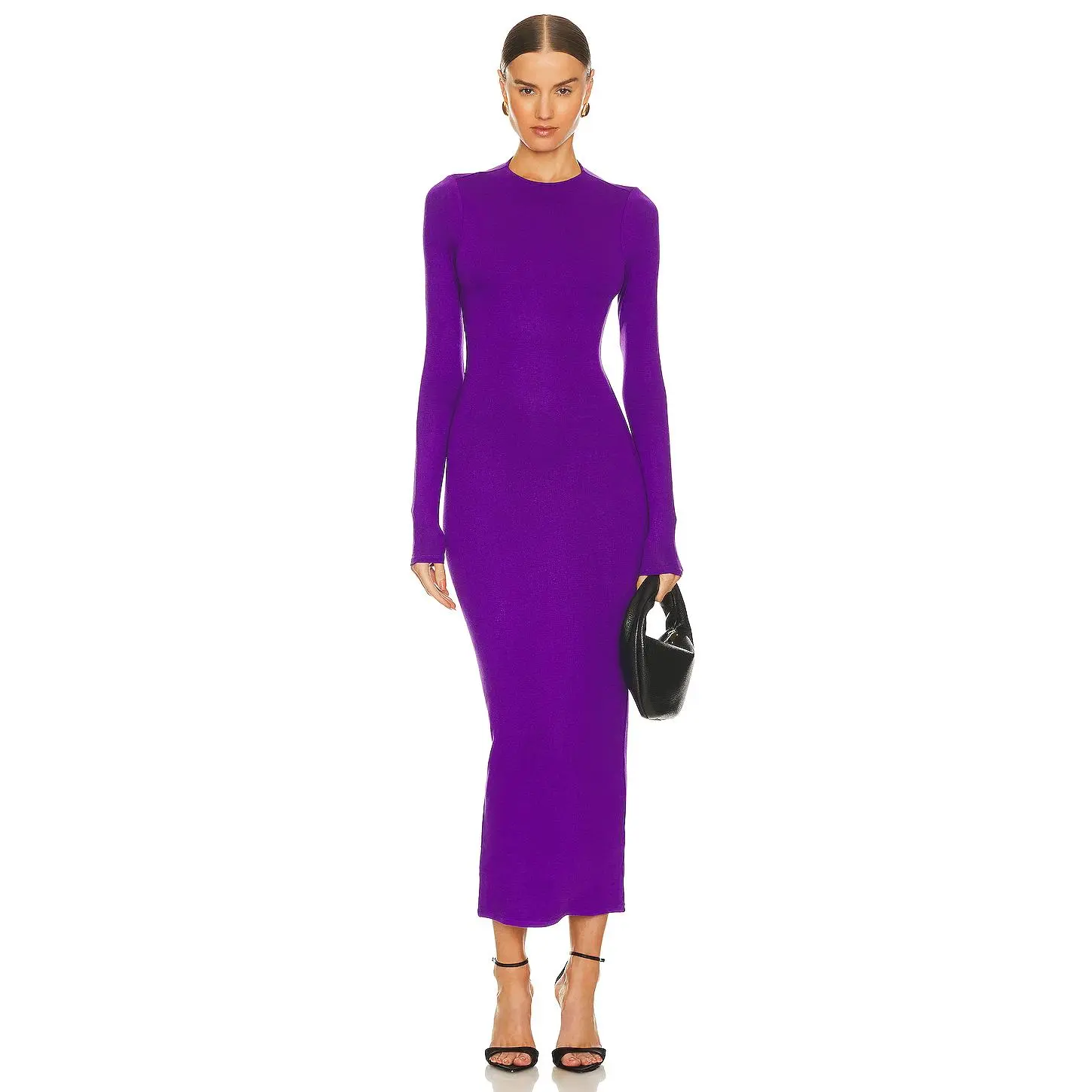 AFRM Juniper Maxi Dress in Deep Violet
