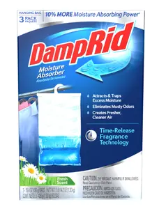 3-Pack DampRid 15.4 Oz. Fresh Scent Hanging Moisture Absorber, DampRid