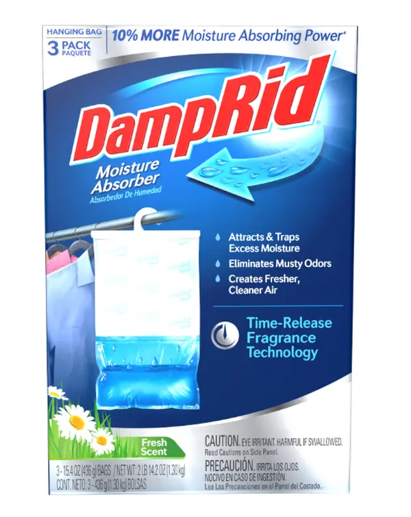 3-Pack DampRid 15.4 Oz. Fresh Scent Hanging Moisture Absorber, DampRid