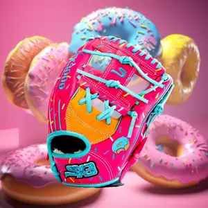 SX3 Pro 11.25 I-Webb Pink Sprinkles Edition Unisex Baseball Glove with Professional Pattern and Premier Kip Leather for Infielders