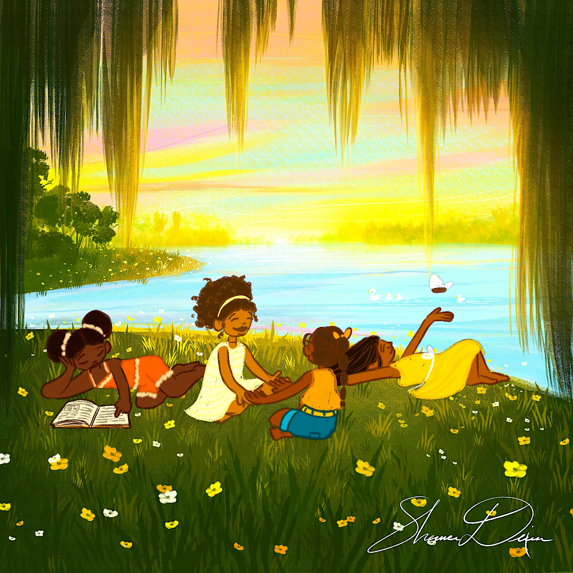 Childhood Memories Blanket - End of Summer