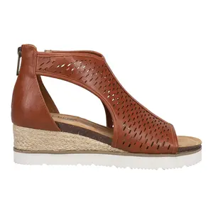 Corkys Womens Sugar Momma Cut-Outs Espadrille  Casual Sandals Casual Mid Heel 2-3" - Brown