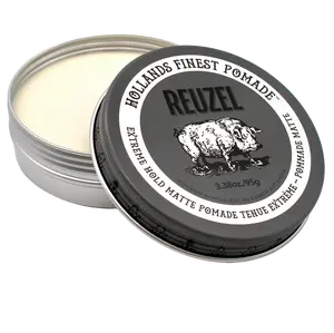 Reuzel Extreme Hold Matte Pomade 40g - Hair Care, Moisture & Comfort Formula for Stylish Styling