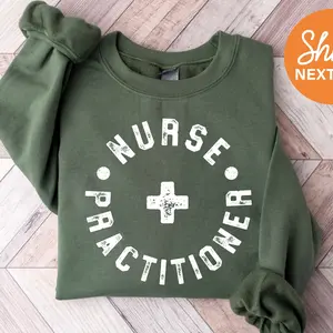 Nurse Practitioner Sweatshirt  Nurse Practitioner Hoodie  NP Crewneck  Gift for Nurse Practitioner  Future NP Gift Idea  40076