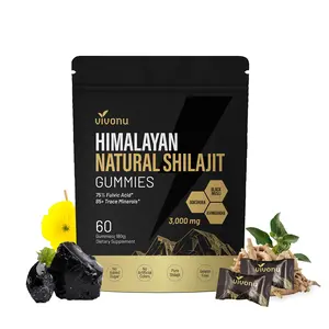 VivoNU Himalayan Shilajit Gummies | With Ashwagandha, Gokshura & other herbs | No added sugar | 60 Gummies mothersdaygift