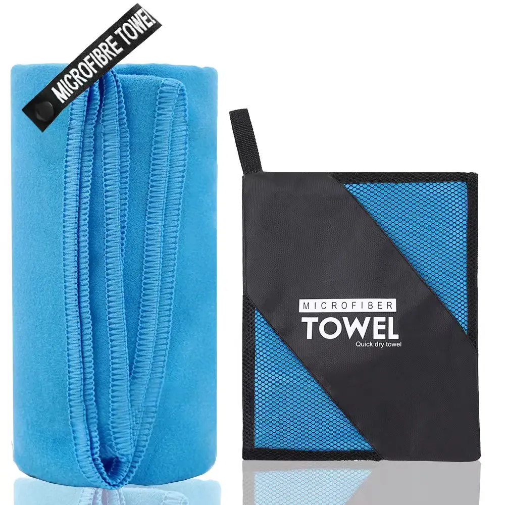 Microfiber Quick-Drying Sports Towel - Multifunctional, Portable, Cooling Travel Towel with Double-Sided 2-Color Design, Super Absorbent, Soft, Lightweight, Breathable, Antibacterial for Gym, Yoga, Multifunctional Towel, Yoga Towels