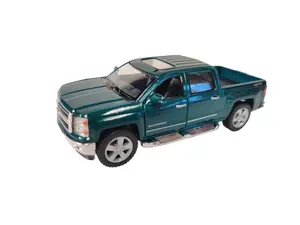 KINSMART 1:46 scale 2014 Chevrolet Silverado Pickup Die cast pull back action  front door openable