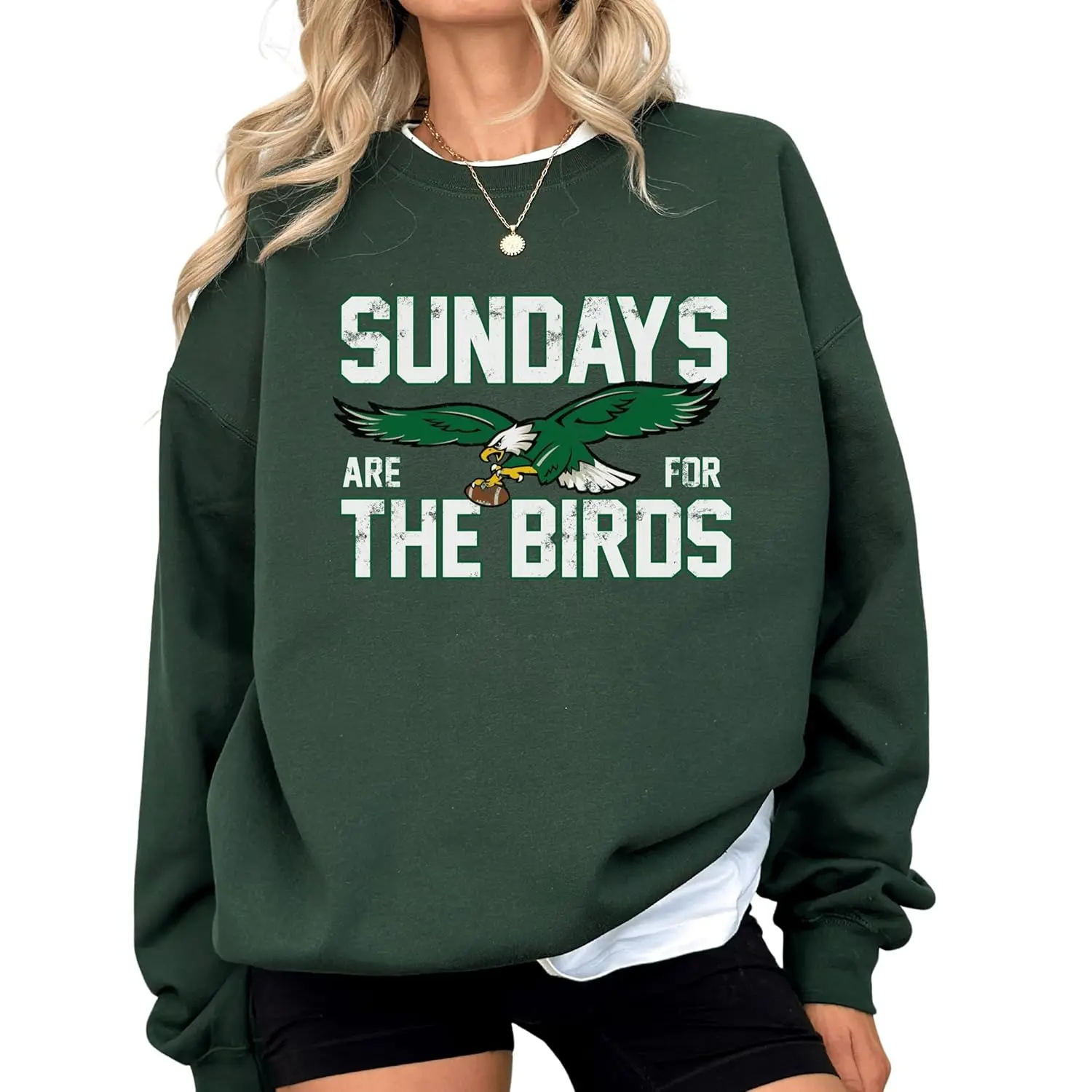 Sundays Are for the Birds Sweatshirt | Cozy Unisex Pullover | Game Day Apparel | Gift for Sports Fans