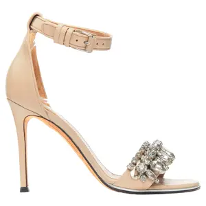 Pre-owned Givenchy Women's Givenchy riccardo tisci crystal embellished ankle strap high heel sandals by Rebag