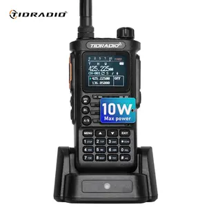2nd Gen TD-H8 TIDRADIO  GMRS/Ham Radio 10Watt 2500mAh Battery Capacity Solid Performance Walkie Talkie Handheld Two-Way Radio Wireless Programming Module with Repeater List
