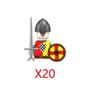 Military Building Blocks Medieval England Civil Wars of the Roses Castle Science Fiction Solider Figures Toys Gifts Weapons