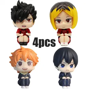 4 Style Anime Figures Haikyuu!! Shoyo Hinata Action Figures PVC Tobio Kageyama Toys for Children Collector Haikyu Model Gifts