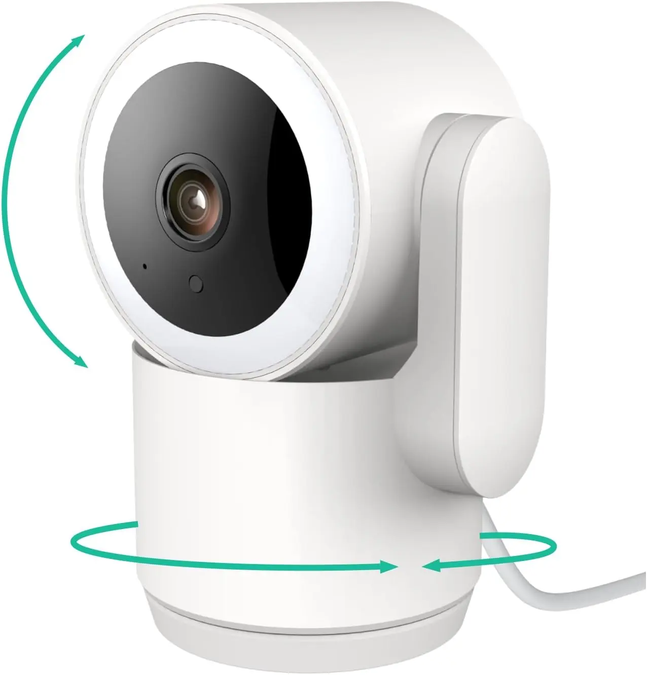2K Indoor Security Camera for Home, Dual-Band WiFi 360° Pan Tilt Camera with Spotlight, Motion Detection & Human Auto Tracking, Siren, Pet, Dog & Baby Monitor with Phone App