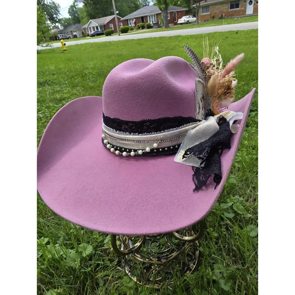 Custom Cowboy Hat  Made To Order - Western Fashion & Boho Western Style - One Of A Kind Design Your Own