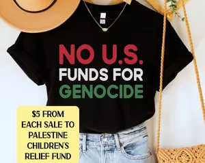 Free Palestine Shirt, No Us Funds For Genocide Tee, This Is Not A Watermelon Shirt, Stand With Palestine Tee, Profits Donated Gaza Tshirt