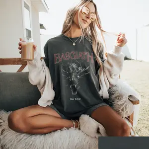 Basgiath war college shirt, Tairn and Violet Sorrengail, Distressed Fourth wing merch, Iron flame merch, bookish shirt, reading shirt KFKJG