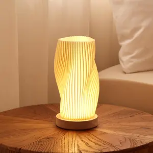 Table Lamp Bedside Lamps for Bedroom, Small Night Stands Desk Lamp, Mood Warm Cozy Lighting, Vintage Boho Cool Mid Century Modern Lamp, Aesthetic Accents Home Room Decor outdoorfun