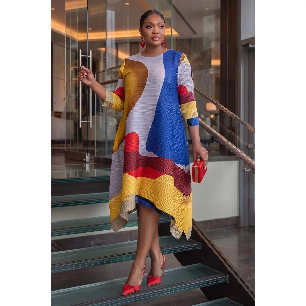 Solenne Wave Bounce Dress