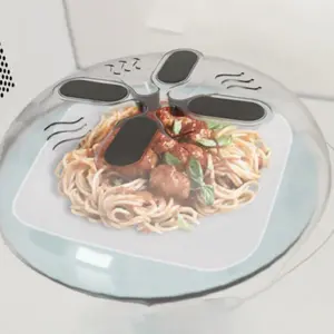 Splash-Proof Food Cover, Oil-Free Microwave Heating Lid, Suitable for Microwaves & Kitchenware, Essential Kitchen Accessory, Kitchen Cooking Accessories