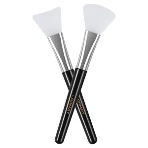 LORMAY 2 Pcs Silicone Face Mask Brush Applicator for Facial Mud, Clay Mask, DIY, Modeling Mask, Body Lotion, and BB CC Cream