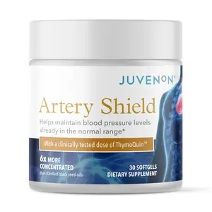 Juvenon Artery Shield - Natural Dietary/Fitness Endurance Supplement for Optimum Blood Flow & Pressure