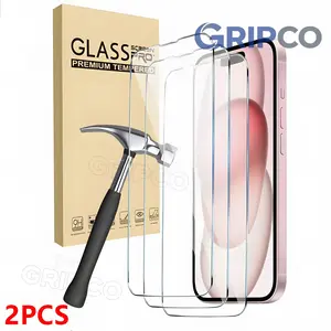 1/2/5/10-pack iPhone17 16 15 14 13 12 11 mobile phone protective film – crystal clear touch, circular polarized eye protection, ultra-clear tempered glass anti-protection design, dust-free and bubble-free, easy to install/holiday best giftphone cover gift