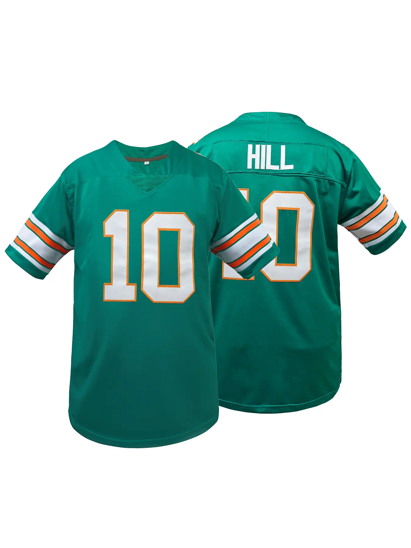Fashion Green Dolphins Team Football Jersey Casual Sports Jersey Soft Skin Friendly Breathable Short Sleeve Pullover Stylish Daily Outfit Perfect For Athletic Training Competitions Casual Daily Wear Men Women All Season Apparel