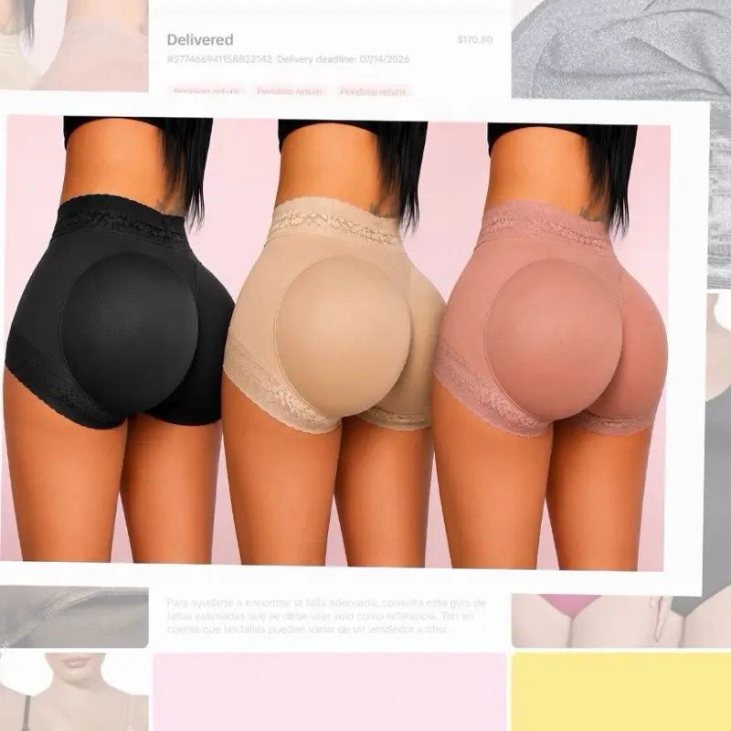 Seamless Sculpting Short with Lace Detail