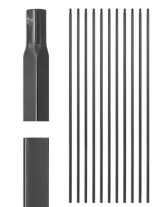 11 Pack 44-Inch Carbon Steel Stair Balusters Indoor Spindle Kit For Staircase Railing Balustrade Banister Posts, Metal Construction For Home Improvement Renovation Projects And DIY Installations