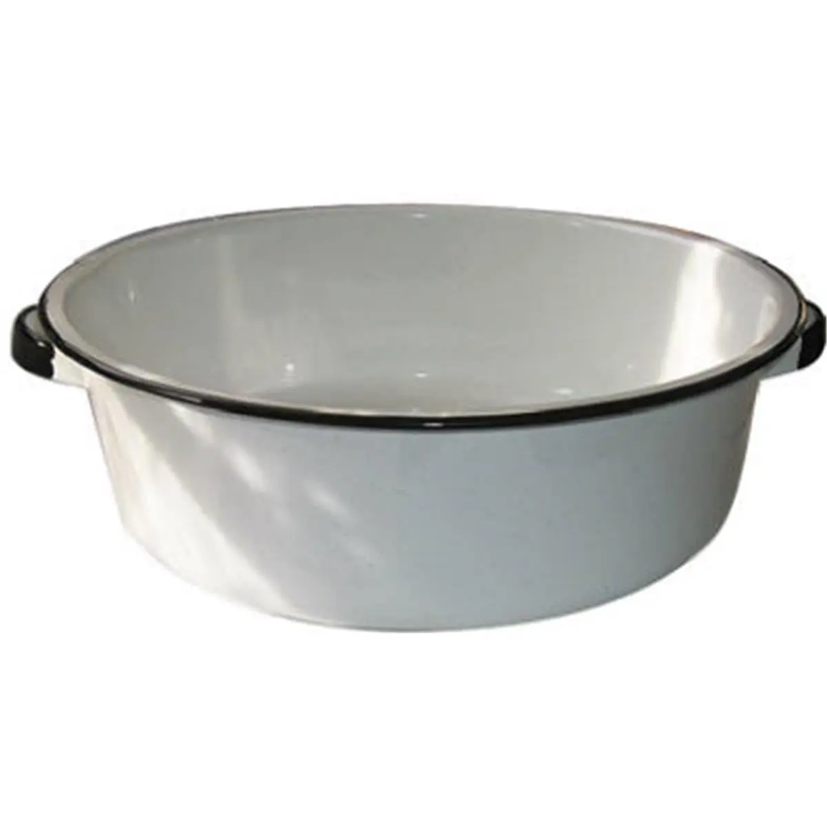 212 MAIN 6416-4 White Ceramic Steel 15 Qt Baking Dish, Kitchenware Shallow Casserole Dish for Baking Tools, Baking Dishes