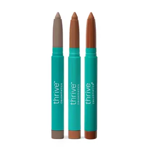 Thrive Causemetics - Matte Classic Eye Shadow Stick Bundle Instant Eye Lift Brightener – Waterproof, Crease-Proof Eyeshadow, Brightens & Smooths Fine Lines, Hydrating Clean Beauty, Vegan & Cruelty-Free