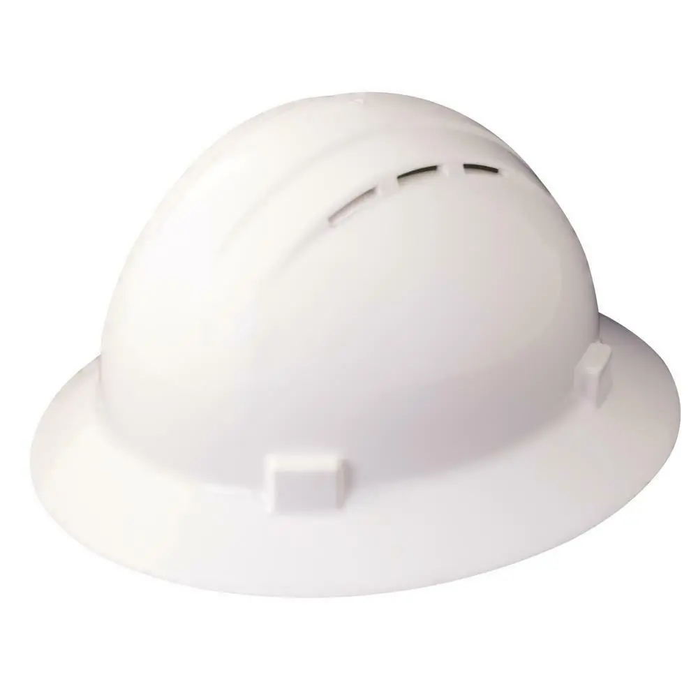 212 MAIN High Quality HDPE Plastic Full Brim Pet Safety Helmet - 1.83 lbs, Dog & Cat Safety Gear, Protection Gear, Innovative Designs, White