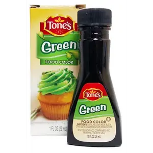 Tone's Green Food Color, 1 oz. (52041) Tone's Green Food Color, 1 oz. (52041)