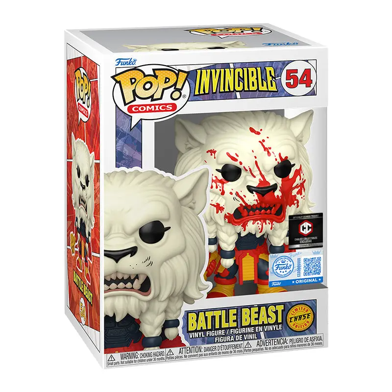 Funko Pop! Invincible - Battle Beast (Bloody) (Chalice Collectibles) (Chase) #54 Exclusive Collectible Pop Vinyl Figure