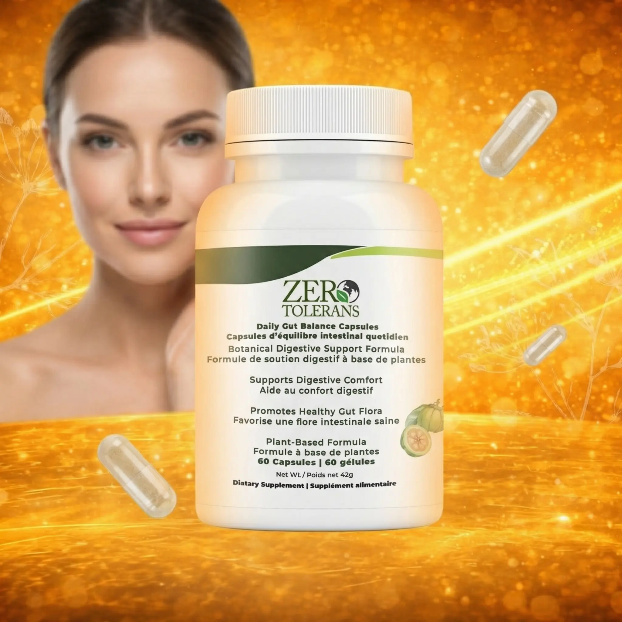 ZeroTolerans Daily Gut Balance Capsules (60 Capsules)