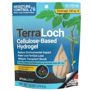 TerraLoch Cellulose-Based Hydrogel - Soil Water and Nutrient Retention