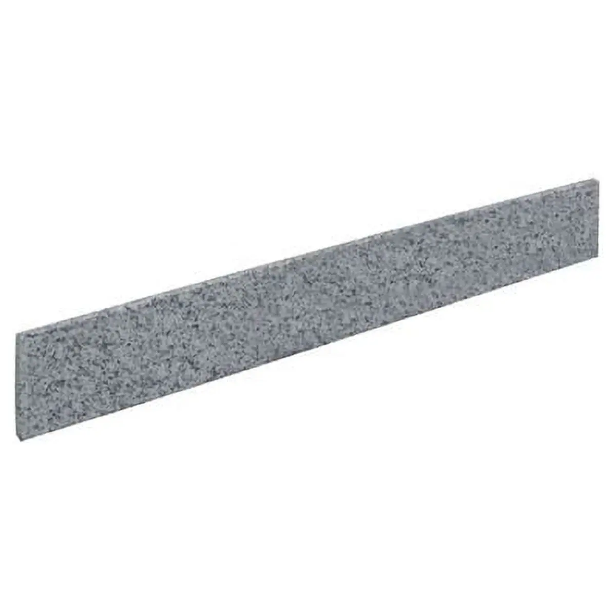 25 x 4 x 0.67 in Glossy Gray Granite Backsplash, Water Resistant Decorative Home Improvement Tile for Bathroom