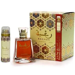 Raghba LATTAFA 100 ML Eau De Parfum Arabian Perfume 100% Original unisex Sugar Scented