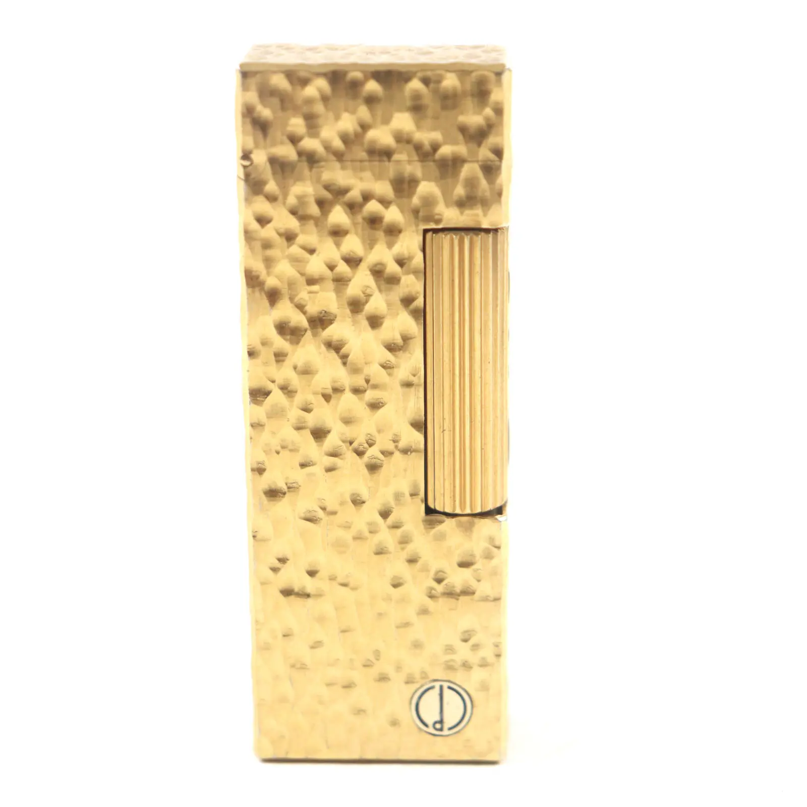 Pre-owned Dunhill Stainless Small Leather Goods Square All over Pattern Logo Lighter