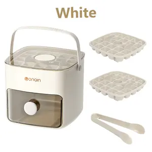 FREE On Order! 24/48 Grid Ice Trays + Original Factory Drain Rack, Limited Stock，Commercial-Style Dual-Chamber lce Cube Tray