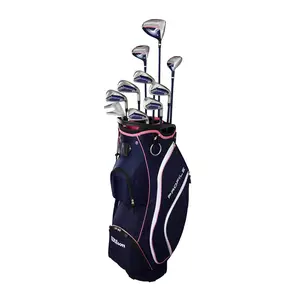 NEW WILSON WOMENS 11-PIECE PROFILE COMPLETE STAND BAG BOX SET 25