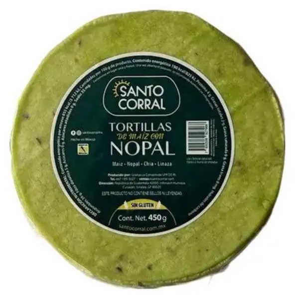 Gluten Free Tortillas de Maíz con Nopal!