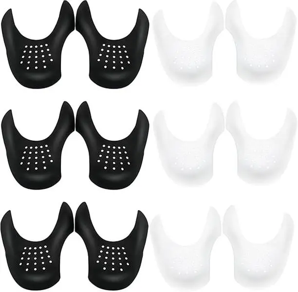 6 Pairs Crease Protectors for Air Force Shoes Sneaker Guard Shoes Protector Prevent No Crease Footwear Comfort Cover Boots Arch Parent Bedroom Knee