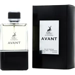 MAISON ALHAMBRA Avant Eau De Parfum (EDP Fragrance) for Men, 3.4 fl oz, Spicy-Woody Aroma with Jasmine Hint