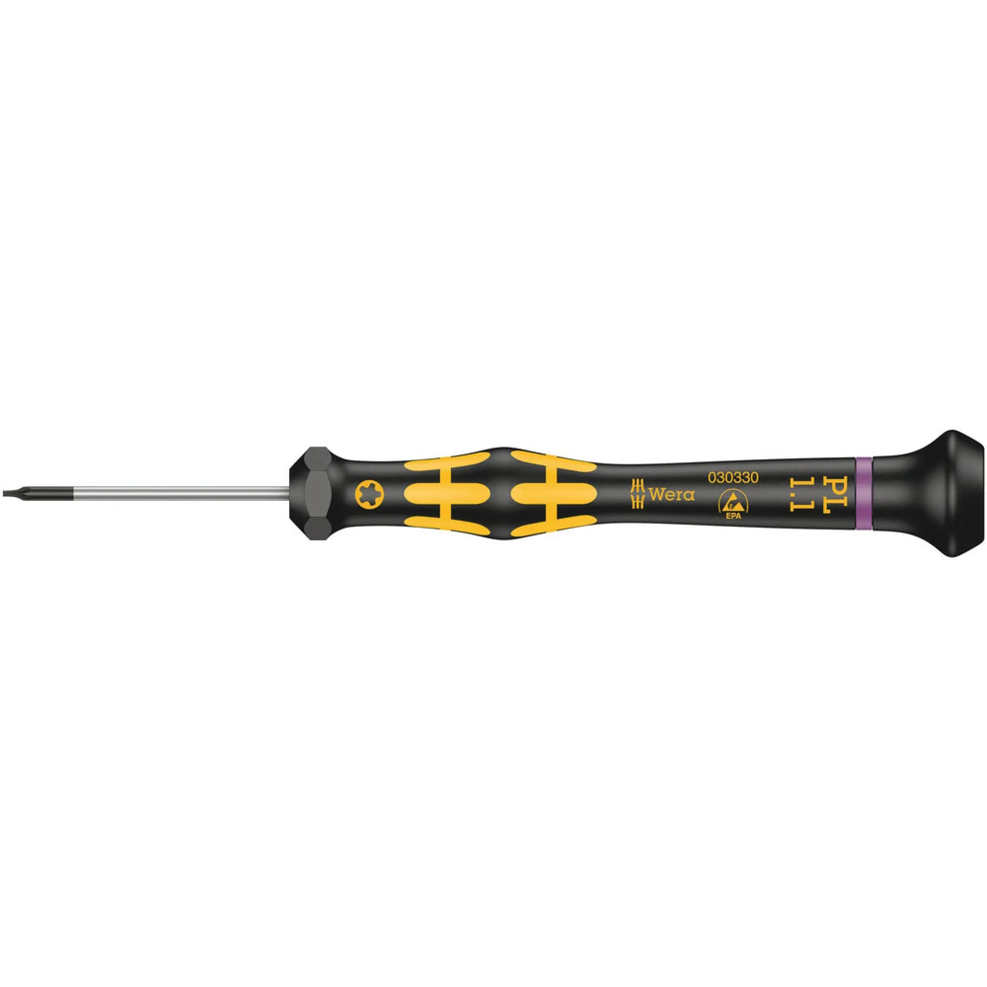 Wera 1573 Pentalobe ESD Kraftform Micro screwdriver, PL 1.4 x 40 mm